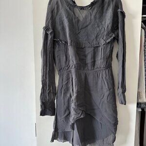 IRO Embroidered Mini Dress